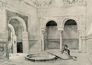 Hall of the Abencerrages, 1800-talet, 1907.
