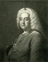 Händel, mitten av 1700-talet, 1907.