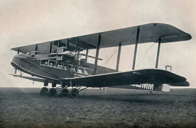 Handley-Page W.10 Passagerarbärande flygplan som opererar på Imperial Airways, 1929