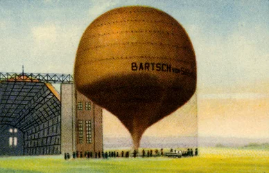 Hans Bartsch von Sigsfelds höjdforskningsballong, 1932.