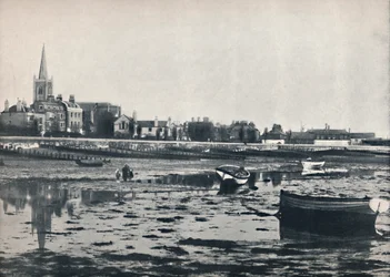Harwich - The Beach at Low Tide, 1895