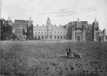 Hatfield House, South Front, c1896