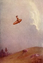 "Han red ner vinden", 1914.