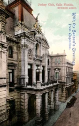 Jockeyklubbens högkvarter, Calle Florida, Buenos Aires, Argentina, tidigt 1900-tal