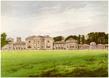 Heaton Park, Lancashire, hem för Earl of Wilton, c1880