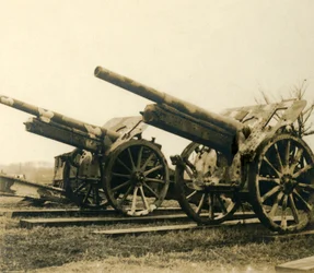 Tungt artilleri, c1914-c1918