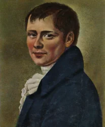 Heinrich von Kleist 1777-1811. - Målning av Graff, 1934.