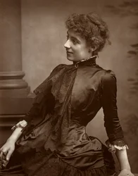 Helen Maud Holt Mrs Beerbohm Tree, brittisk skådespelerska, 1884