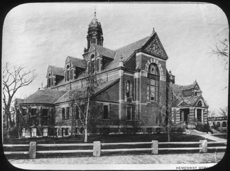 Hemenway Gymnasium, Harvard University, Massachusetts, USA, sent 1800- eller tidigt 1900-tal