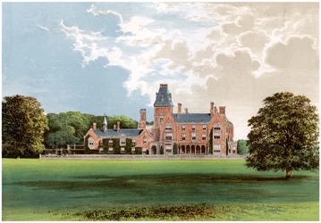 Hemsted Park, nära Staplehurst, Kent, hem för Viscount Cranbrook, c1880