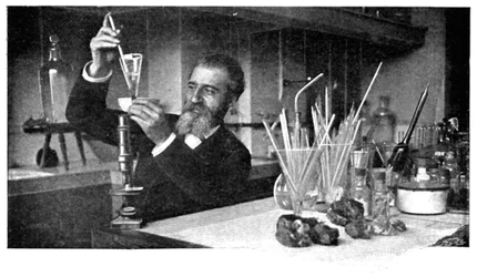 Henri Moissan, fransk kemist, c1900