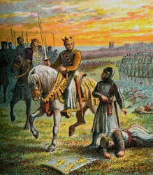 Henrik III och baronerna, c1850