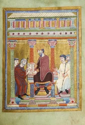 Henrik III, den helige romerske kejsaren Evangelarium för Henrik III, 10391043