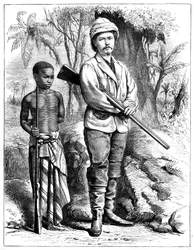 Henry Morton Stanley 1841-1904, walesisk journalist och upptäcktsresande, 1800-talet