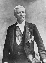Henry Morton Stanley, walesisk journalist och upptäcktsresande, sent 1800- eller tidigt 1900-tal