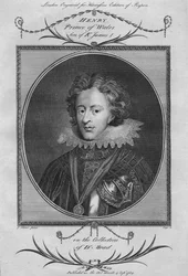 Henry, Prince of Wales, son till kung James I, 1784.