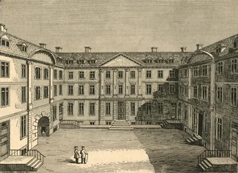Heralds College omkring 1700, 1897.