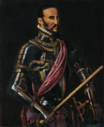 Hertig Alba 1507-1582. - Målning av Mor, 1934.