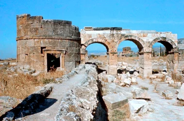 Hierapolis, Pamukkale, Turkiet, 190 f.Kr