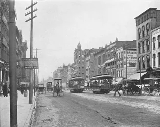 High Street, Columbus, Ohio, USA, c1900.