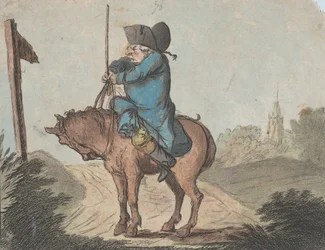 Tips till dåliga ryttare, nr 1: Symptom of Restiveness, 10 maj 1781.