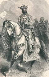Hans Höghet Maharajah av Gwalior, 1896.