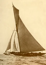 His Majestys Yacht Britannia, c1930.