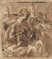 Heliga familjen, 1600-talet.