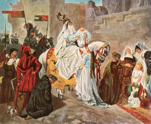 Hemkomst av Eberhard av Württemberg efter slaget vid Döffingen, 1388, 1936.