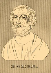 Homeros, c800-701 f.Kr., 1830.