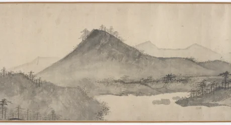 Hemvänd båt på en klar floddag, Mingdynastin, 1500-1600-talet.