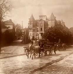 Hästdragen ambulans, Belgien, c1914-c1918