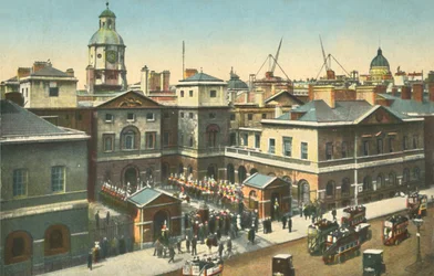 Horse Guards, Whitehall, London, c1910.