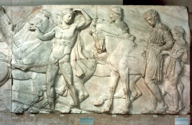 Ryttare från Parthenonfrisen, 438-432 f.Kr