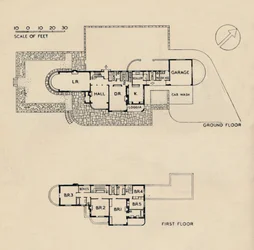 House at Burn Bridge av The Late John Procter, F.R.I.B.A., 1942