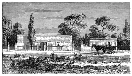 En rik boers hus, Sydafrika, c1890