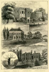 Hus runt Greenwich Park, c1878.