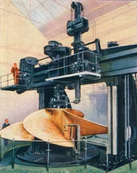 Enormt vertikalt borrverk, 1938