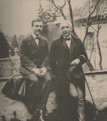 Hugo von Hofmannsthal 1874-1929 och Richard Strauss 1864-1949, 1912.