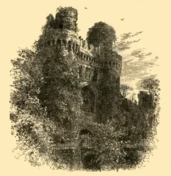 Hurstmonceaux slott, 1898.