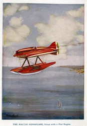 Macchi monoplan sjöflygplan, Schneider Trophy, september 1929