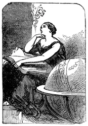 Hypatia c370-415, matematiker och nyplatonisk filosof, mitten av 1800-talet