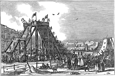 Ice Mountain, konstgjord pulka, Ryssland, 1833