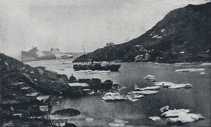 Isberg i St. Johns Harbour, 1924