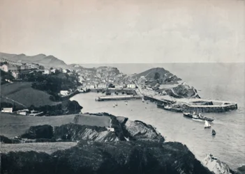 Ilfracombe - Typisk utsikt, som visar den robusta kusten, 1895
