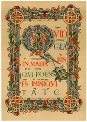 Upplyst initial Q, c1073