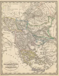 Illustration hämtad från boken Atlas of All Parts of the Earth av okänd författare och utgiven av Chr. Steen & Søn (Köpenhamn, 1857)
