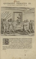 Illustration hämtad från boken India Orientalis av okänd författare och utgiven av Excudebat Matthaeus Beckerus