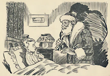 Illustration från The Mystification of Santa Claus, 1936.