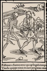 Illustration till boken Ship of Fools av Sebastian Brant, 1497.